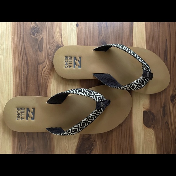 Black&White BILLABONG Kai Braided beach sandals - Picture 4 of 5
